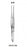 Integra Iris Tissue Forceps - Iris Tissue Forceps, Straight, 1 x 2 Teeth, 4" - MH18-786