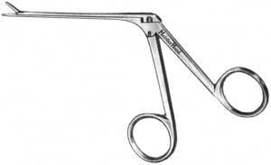 Integra Hartman-Noyes Alligator Ear Forceps - Harman-Noyes Ear Forceps, 3-1/4" Serrated, Meisterhand - MH19-434