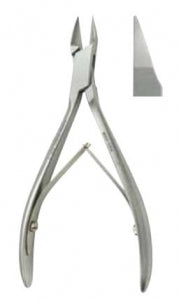 Integra Lifesciences Nail Nippers - Straight Delicate Stainless Steel Nail Nippers, 5" - MH40-226A