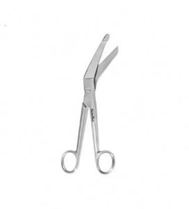 Integra Lifesciences MeisterHand Heavy Duty Bandage Shears - SHEARS, BANDAGE HEAVY DUTY, 8IN, SS ANGLED - MH5-568