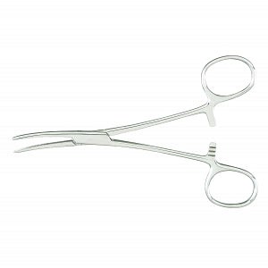 Integra Kelly Forceps - Kelly Forceps, Hemostat, 5-1/2", Curved, Serrated - MH7-38