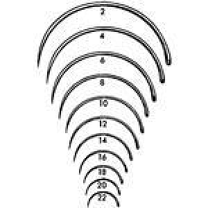 Miltex Insturment Co Regular Surgeon's Needles - Regular Surgeon's Needle, 1/2 Taper - MS192A-12