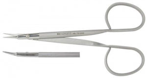 Miltex Instrument Co Hayne Suture Scissors - Hayne Suture Scissors, Curved, 111 mm - PM-4648