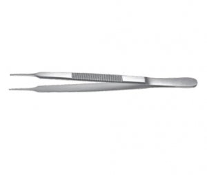 Integra LifeSciences Graul Tiss Forceps - Graul Tissue Forceps, 1 x 2 Teeth, 4" - PM-4842