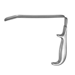 Mi Ferreira Breast Aug Retractor (FO) - Ferreira Breast Augmentation Retractor, Fiber Optic, 5-1/8" Handle Length, 1" Blade Width - PM-895FO