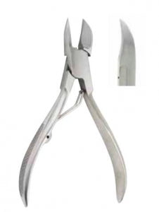 Integra Lifesciences Nail Nippers - Concave-Jaw Stainless Steel Nail Nippers, 4.63" - V940200