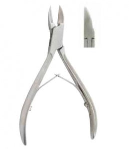 Integra Lifesciences Nail Nippers - Straight Stainless Steel Nail Nippers, 4.63" - V940225