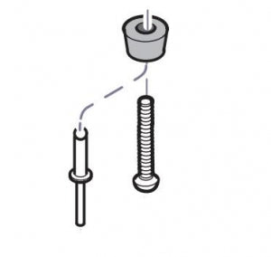 Midmark Swtich Assemblies for M9 & M11 - M9 and M11 Switch Assembly Kit, Four Feet, Gray - 002-0963-00