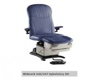 Midmark 646/647 Procedure Chair Upholstery Kit - Midmark Ultra-Premium Upholstery Top for 646 / 647 Podiatry Treatment Chair, Special Color - 002-1121-999