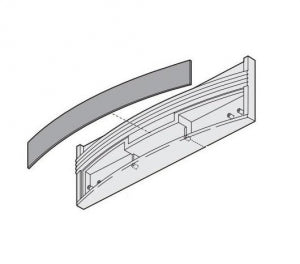 Midmark 355 Lighting System and Accessories - 355 Lighting System Side Drawer Insert, Sand Grey - 050-3684-01