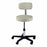 Midmark Ritter 271 Adjustable Stools - Manually Adjustable Exam Stool with Back, Composite Base, Ultra Obsidian - 271-001-867