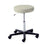 Air Lift Stool with Foot Release and Back, Moss