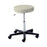 Air Lift Stool with Foot Release and Back, Firenze