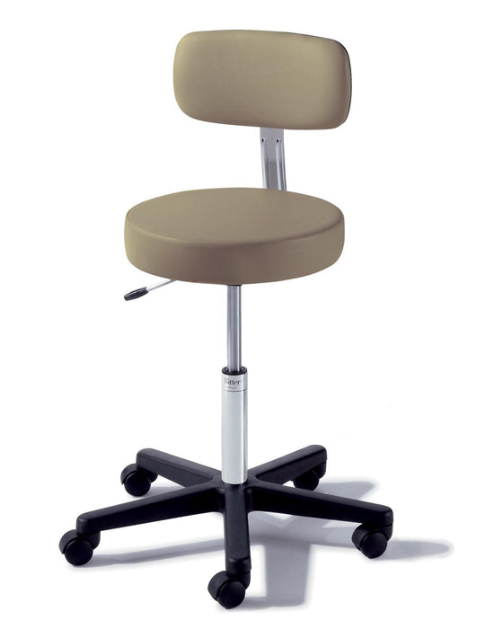 Midmark Ritter 273 Air Lift Stool with Backrest - STOOL, 273, W / BACK, AIR, AUTO LK CSTR, OBSID - 273-005-857