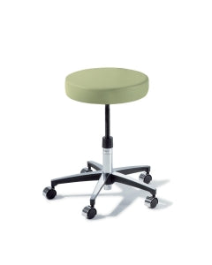 Midmark Ritter 274 Adjustable Physician Stools - Manually Adjustable Stool, Aluminum Base, Tea Green - 274-001-237