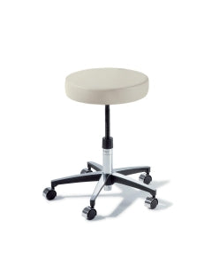 Midmark Ritter 274 Adjustable Physician Stools - Manually Adjustable Stool, Aluminum Base, Ultra-Arctic - 274-001-244