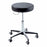 Midmark Ritter 277 Air Lift Pneumatic Stool with Backrest - Ritter 277 Air Lift Hand-Operated Pneumatic Stool with Standard Casters, UltraFree Stone - 277-001-865