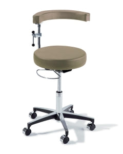 Midmark Ritter 279 Air Lift Surgeon Stools - Ritter 279 Surgeon Stool, Air Lift Base, Adjustable Handle, Shadow - 279-001-232