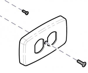 Midmark Corporation 625 Barrier-Free Examination Tables - Receptacle Coverplate for 015-2183-00 - 053-1529-01-271