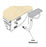 Midmark Ritter 204 Manual Exam Table Accessories - Arm Rest, Art Pair, Field Installation Required - 9A314001