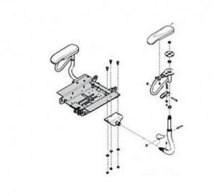 Midmark Ritter 230 Table Accessories - Ritter Table Accessory, Arm System, Adjustable, Plant Installed - 9A328001