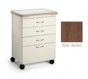 Midmark Corp M4 Mobile Treatment Cabinets - Mobile Cart, 4" Casters, Acorn Wood Grain - M41D.459.SEB