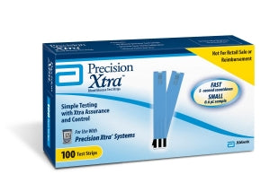 Abbott Precision Xtra Monitor System - Precision Xtra Glucose Test Strips, 100-Pack - 99878