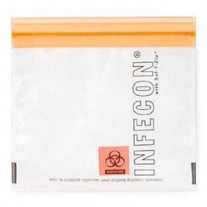 MarketLab Infecon Specimen Transport Bags - Infecon Specimen Transport Bag, 6" x 6" - 0431