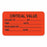 MarketLab Clerical Medical Labels - LABEL, CRITICAL VALUE (READ BACK BY) - 0845