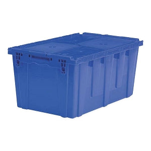 Marketlab Lockable Storage Tote - TOTE, STORAGE, XL, 26.9LX17WX12.6H, BLU, EA - 0926-BL