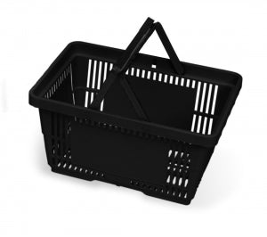 MarketLab Basket with Handle for RediCart - BASKETS, EZ CART, BLACK - 0990-BK