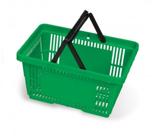 MarketLab Basket with Handle for RediCart - BASKETS, EZ CART, GREEN - 0990-GN