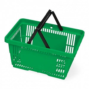 MarketLab Basket with Handle for RediCart - BASKETS, EZ CART, GREEN - 0990-GN