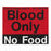 MarketLab Refrigerator Content Alert Magnet - MAGNET, BLOOD ONLY-NO FOOD - 1010