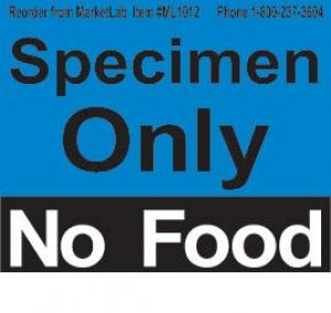 MarketLab Refrigerator Content Alert Magnet - MAGNET, SPECIMEN ONLY-NO FOOD - 1012