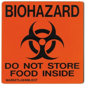 Marketlab Biohazard Cling and Magnet - MAGNET, BIOHAZARD - ML1017