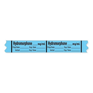 MarketLab Narcotics Medication Label Tape - LABEL, HYDROMORPHONE - 10261