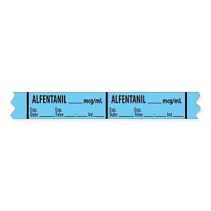 MarketLab Narcotics Medication Label Tape - LABEL, ALFENTANIL - 10275