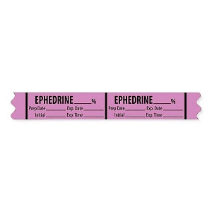 MarketLab Vasopressor Medication Label Tape - LABEL, EPHEDRINE - 10295