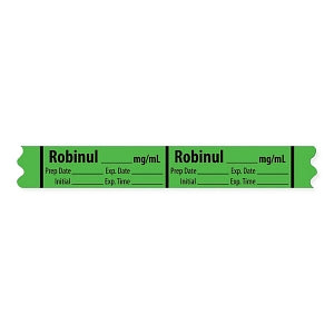 MarketLab Anticholinergic Agent Medication Label Tape - LABEL, ROBINUL, MG / ML - 10315