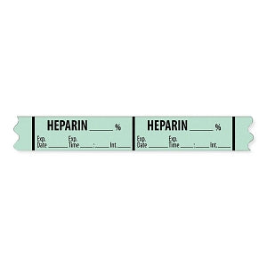 MarketLab Miscellaneous Medication Label Tape - LABEL, HEPARIN - 10319