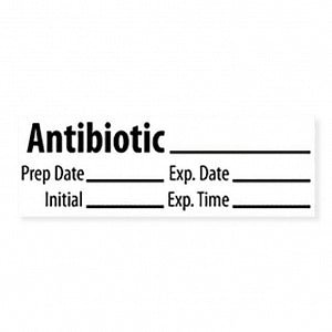 Marketlab Pre-Cut "Antibiotic" Medication Labels - LABEL, ANTIBIOTIC - 10321-PRE