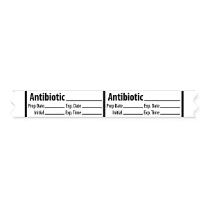 MarketLab Miscellaneous Medication Label Tape - LABEL, ANTIBIOTIC - 10321