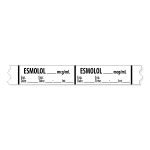 MarketLab Miscellaneous Medication Label Tape - LABEL, ESMOLOL, MCG / ML - 10332