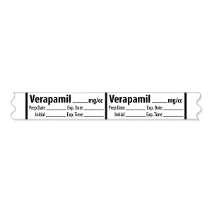 MarketLab Miscellaneous Medication Label Tape - LABEL, VERAPAMIL - 10354