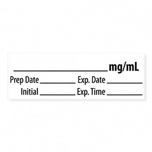 Marketlab Miscellaneous Pre-Cut Medication Labels - LABEL, MG / ML - 10358-PRE