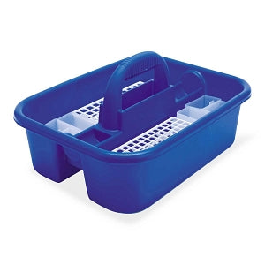 MarketLab Large Blue Phlebotomy Tote - TOTE, BLUE PHLEBOTOMY, W/BIN CUPS & RACK - 10463