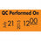 MarketLab Label Gun - LABELS, QC PERFORMED ON, FLOURESCENT ORNGE - 1078-OR