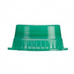 MarketLab Solid Color Tube Caps - CAP, SOLID TUBE, 16MM, GREEN - 1132-GN