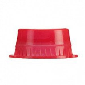 MarketLab Solid Color Tube Caps - CAP, SOLID TUBE, 16MM, RED - 1132-RD